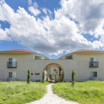 高崎の中庭のある寮