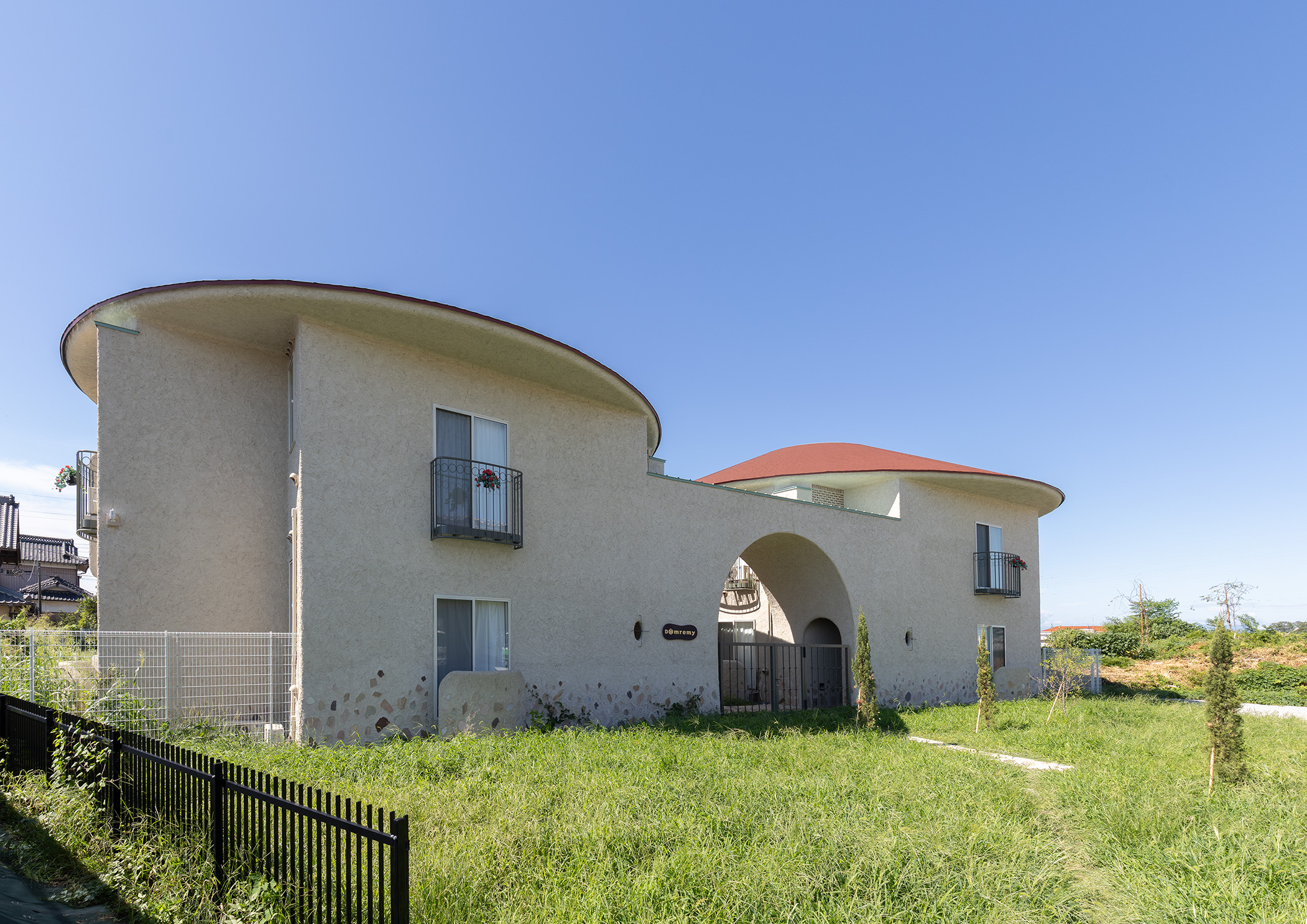 高崎の中庭のある寮 | アトリエ ボーヌ- 賃貸住宅建築設計・ローコスト＆長期高利回りの中庭アパルトメント - デザイナーズ物件・おしゃれ賃貸・ヨーロッパ風・賃貸経営・中庭・新しいアパート・丸山耕一 まるやまこういち・丸山保博 まるやまほはく