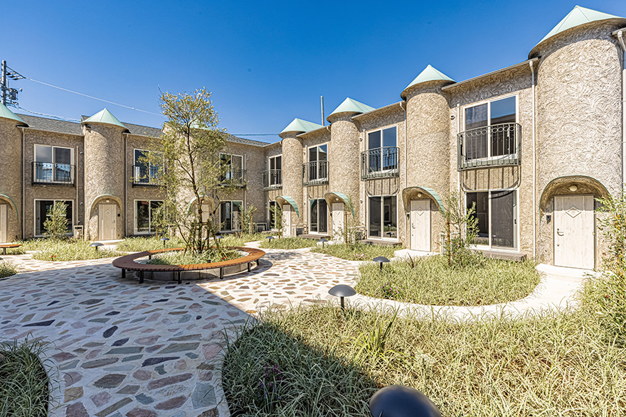 アトリエ ボーヌ- 賃貸住宅建築設計・ローコスト＆長期高利回りの中庭アパルトメント - デザイナーズ物件・おしゃれ賃貸・ヨーロッパ風・賃貸経営・中庭・新しいアパート・丸山耕一 まるやまこういち・丸山保博 まるやまほはく